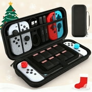 HEYSTOP Carry Case Compatible with Nintendo Switch & Nintendo Switch OLED Model 2021, Portable Travel Carry Case for Accessories and Console, Black