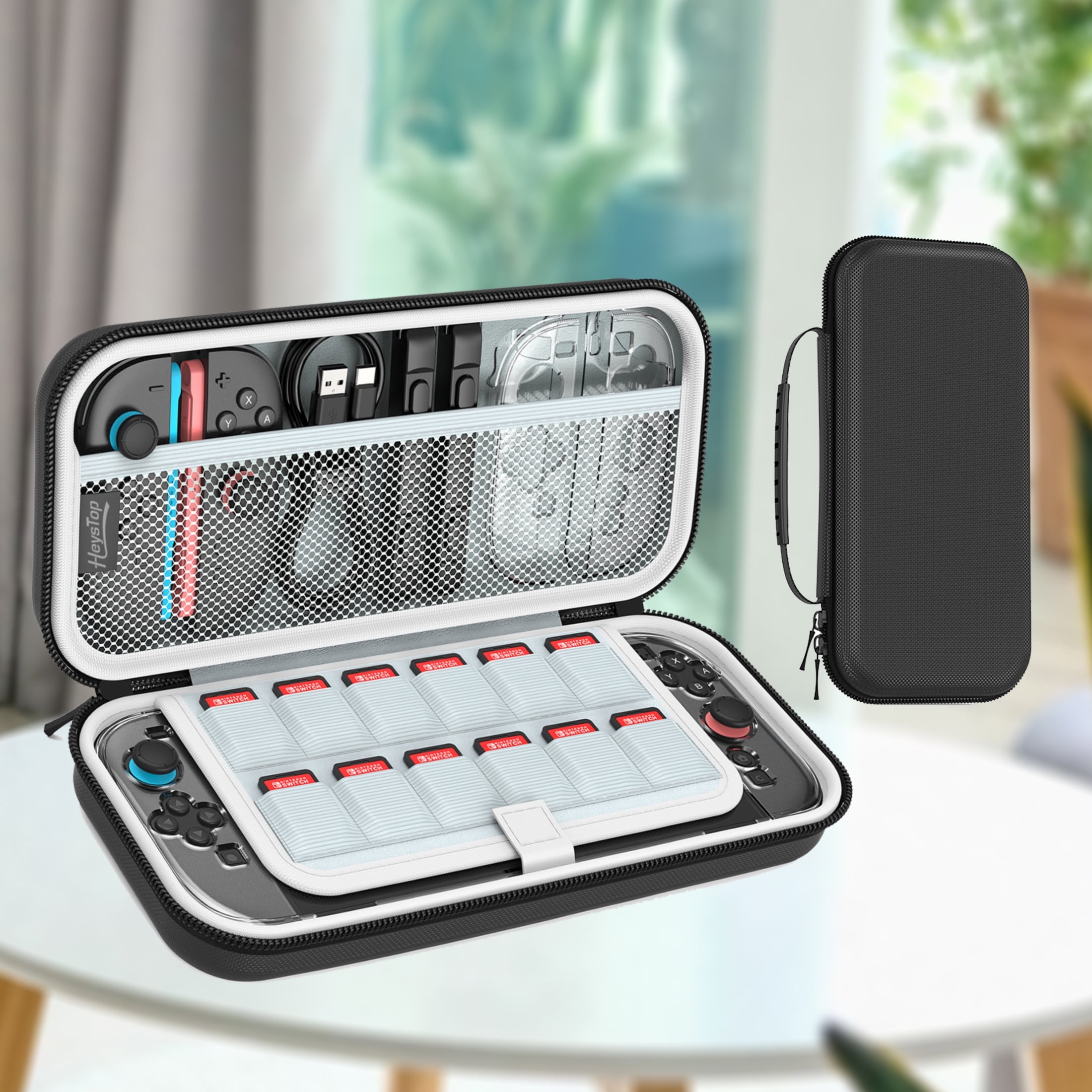 HEYSTOP Carrying Case for Nintendo Switch 2 High-Capacity, Shockproof & Scratch-Resistant Portable Case with Game Card Slot