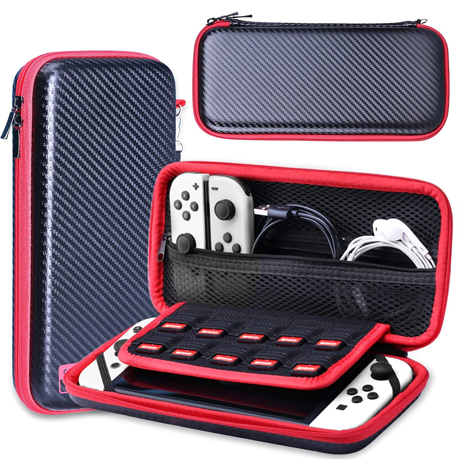 HEYSTOP Case Compatible with Nintendo Switch Protective Hard Portable