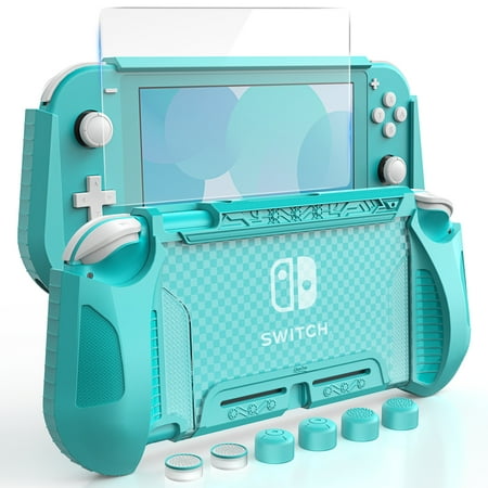 HEYSTOP Case Compatible with Nintendo Switch Lite, TPU Protective Cover for Switch Lite with Anti-Scratch/Anti-Dust