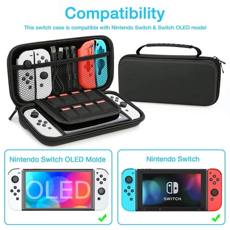 HEYSTOP Nintendo Switch Carry Case for Nintendo Switch, Black