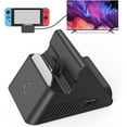 thumbnail image 1 of HEYSTOP Switch Dock for Nintendo Switch with HD HDMI, Portable Switch Docking Station Replacement for Nintendo Switch Dock, TV Dock Compatible with Nintendo Switch with Type-C and USB 3.0 Port, Small, 1 of 8
