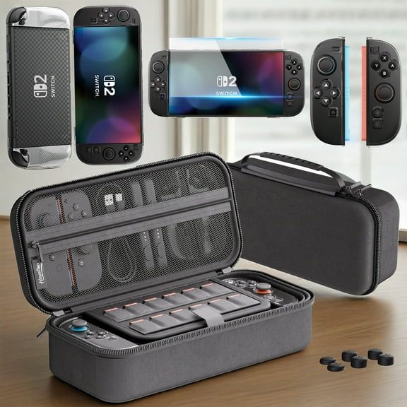HEYSTOP Ultimate Protection Bundle for Nintendo Switch 2 – Carry, Play, and Protect!