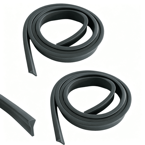 HEZIFQ 2 Pack Storm Door Bottom Seal Replacement Compatible with Pull-Down Storm Doors,Fin Weatherstrip Door Sweep Replacement,3.6 Ft Cuttable Weather Stripping Bottom Seal