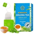 thumbnail image 1 of HEZUO Decaffeinated Oolong Tea Bags, Mild Flavor, Individually Wrapped, Biodegradable Tea Bags, 20 Count, for Hot or Iced Tea, 1 of 8