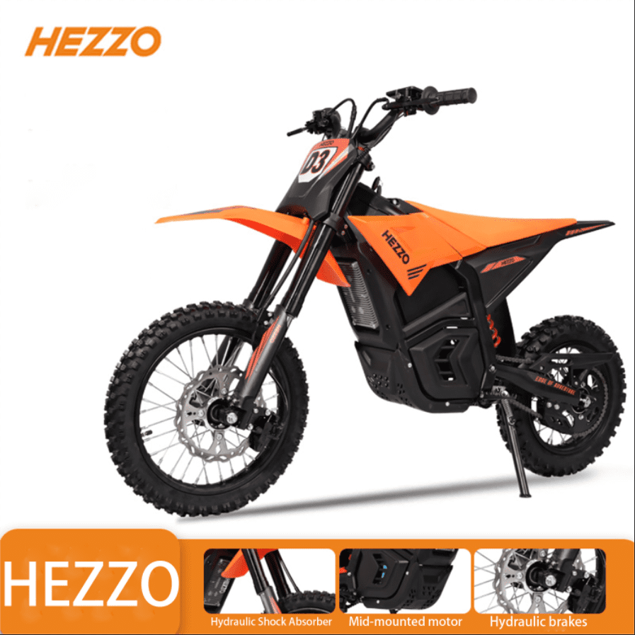 Hezzo HEZZO D3 Electric Dirt Bike for Adults Teens, 6000W Brushless 230Nm ...