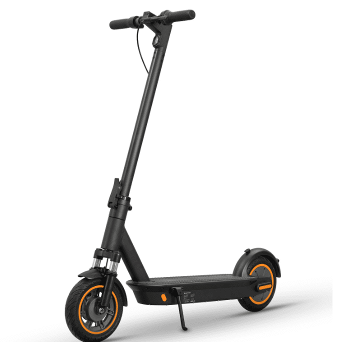 HEZZO  Electric Scooter 36v 500W Motor 19MPH Top Speed 22 Miles Long Range 10'' Solid Tires Folding Escooter for Adult Commute