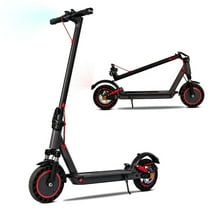 HEZZO Electric Scooter for Adults 36V 500W Motor 10.4AH Battery 22MPH Speed 20 Mile Range Folding Design LED Lights