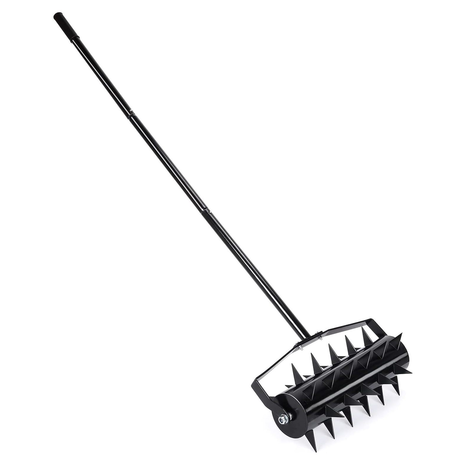 HElectQRIN 18 Inch Rolling Lawn Aerator，Rolling Lawn Aerator，Manual