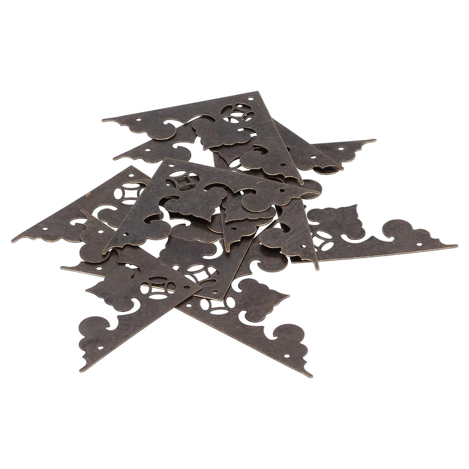 HElectQRIN Flat Angle Edge Guard,10Set Antique FlatAngle Guard
