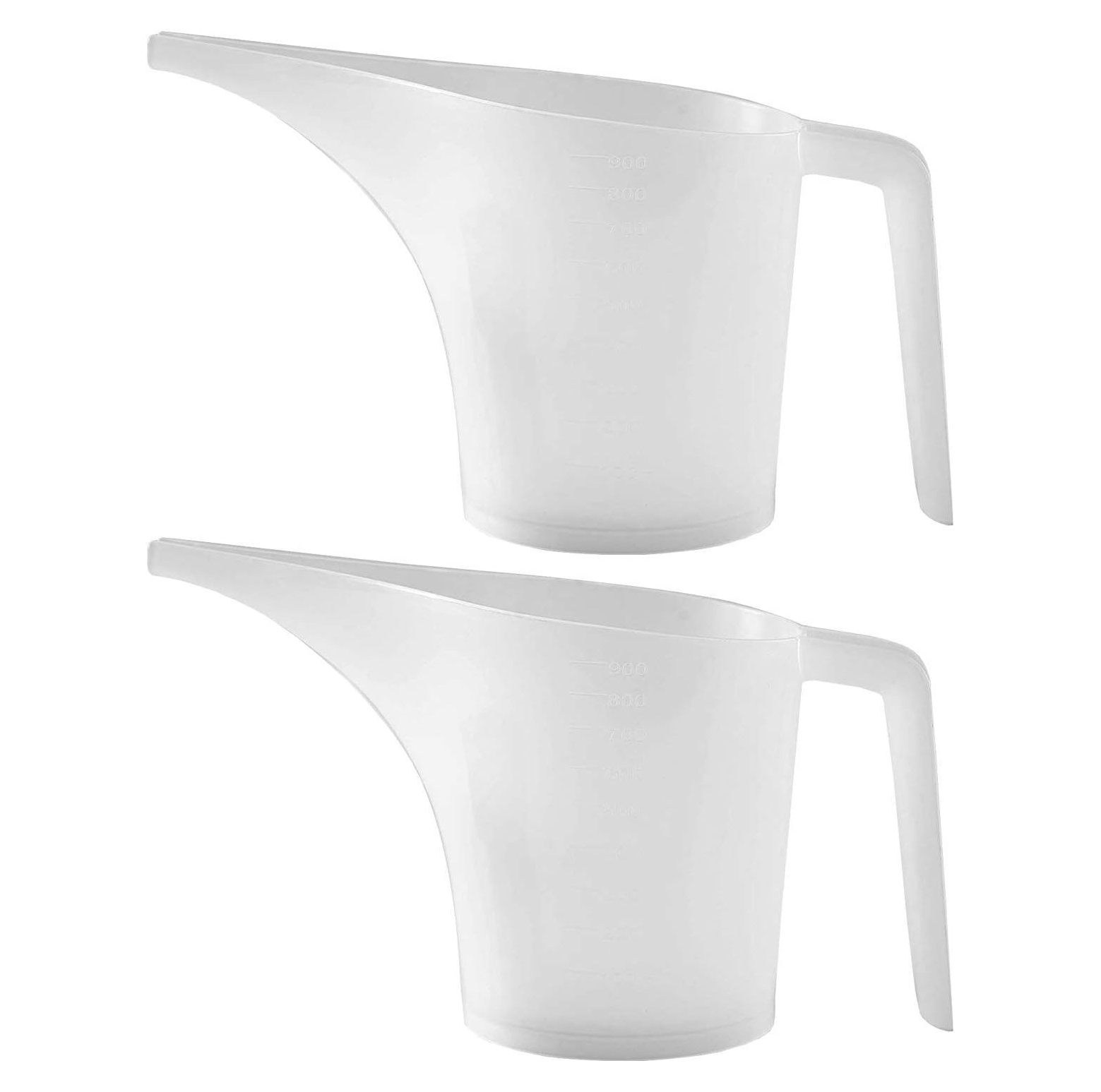 HElectQRIN Funnel Pitcher for Measuring, 3.5 Cups, Pack of 2