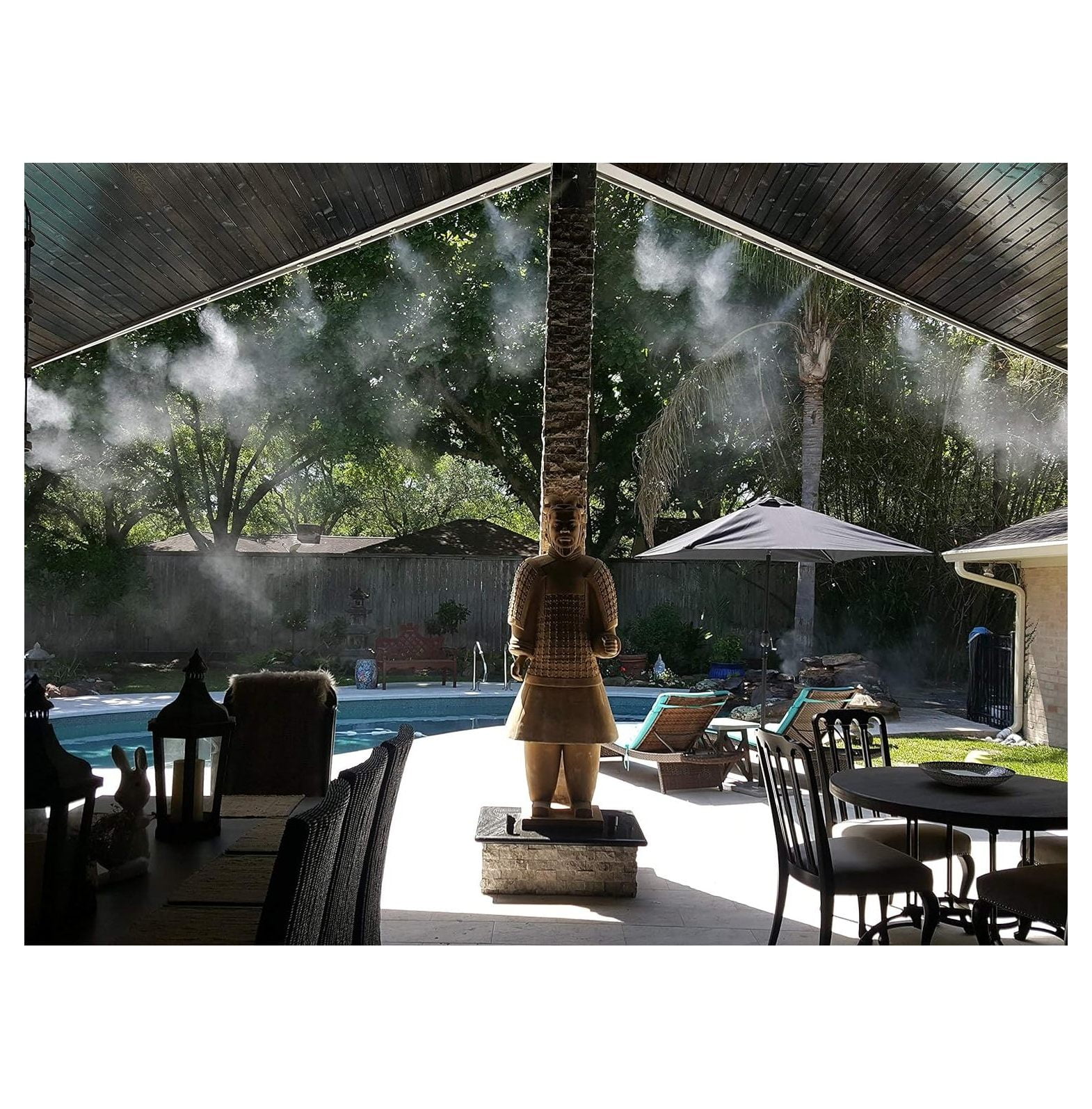 HElectQRIN Patio Misting Kit Assembly Make Your own Misting System