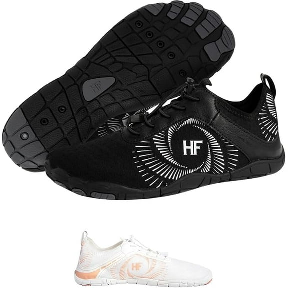 HF Active Barefoot Shoes - Wide Toe Box, Breathable, Flexible, Pain Relief Footwear for Active Lifestyle (Unisex)