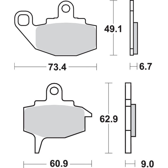 HF Ceramic Brake Pads
