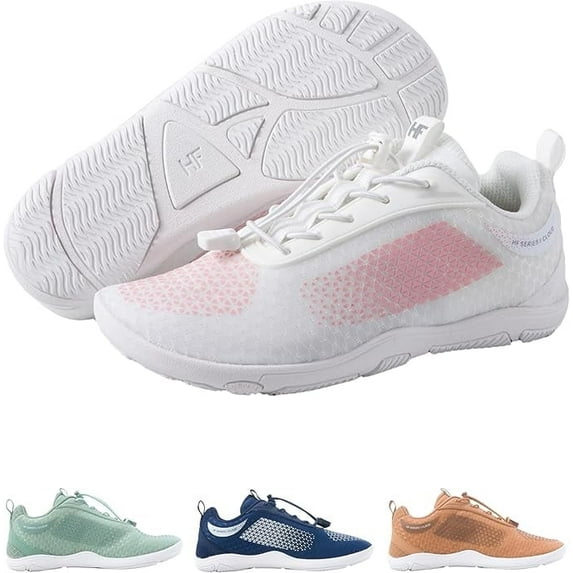 HF Flow Minimalist Barefoot Shoes for Men & Women | Zero Drop, Arch Support, Splash-Proof & Breathable Footwear | Lightweight Ergonomic Shoes for Pain Relief & Posture Correction | Unisex