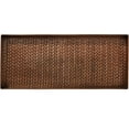 thumbnail image 1 of HF by LT Cable Knit Pattern Metal Boot Tray, 30 x 13 inches, Antique Copper, 1 of 3