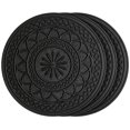 thumbnail image 1 of HF by LT Rubber Estate Garden Stepping Stone, 11-3/4 inches, Black, Set of 3, 1 of 1
