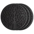 thumbnail image 1 of HF by LT Rubber Tree Garden Stepping Stone, 11-3/4 inches, Black, Set of 3, 1 of 1