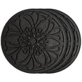 thumbnail image 1 of HF by LT Rubber Victorian Garden Stepping Stone, 11-3/4 inches, Black, Set of 3, 1 of 3