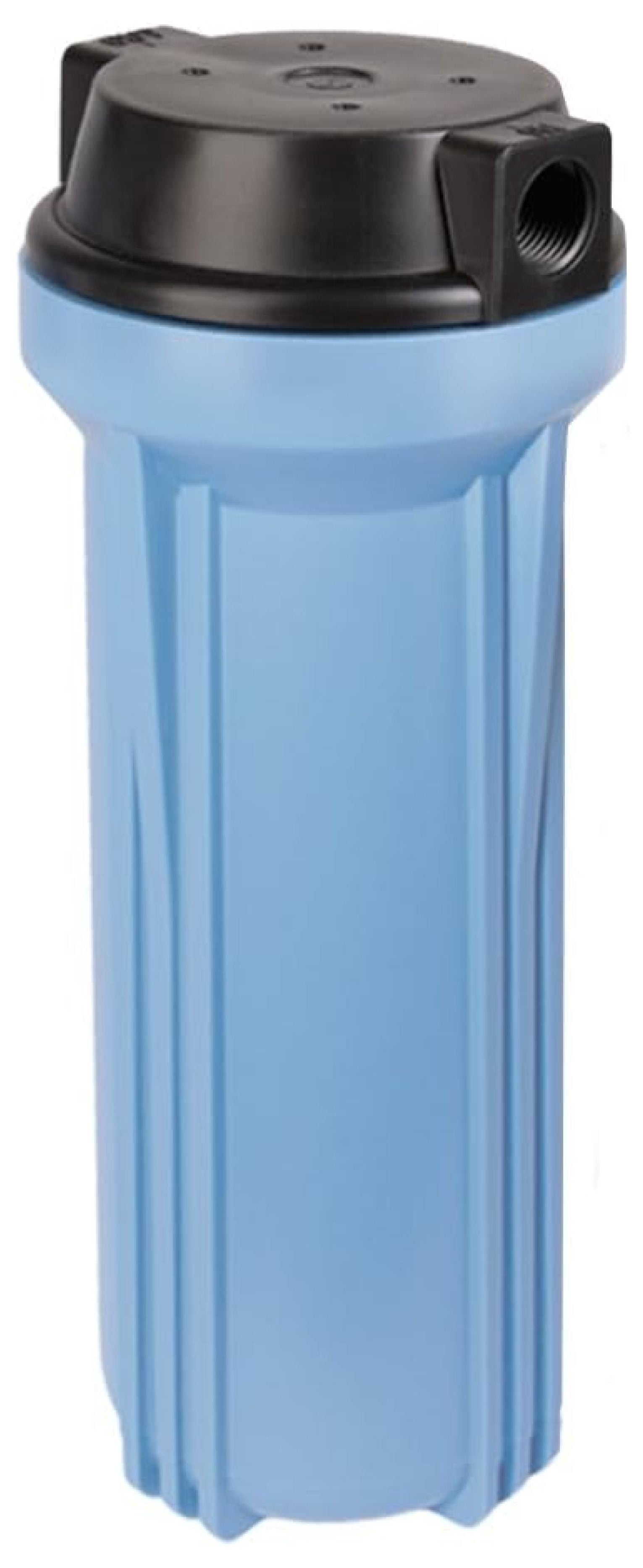 HF45-20BLBK15 4.5" x 20" Water Filter Housing, Whole House or Industrial - 1.5" Port