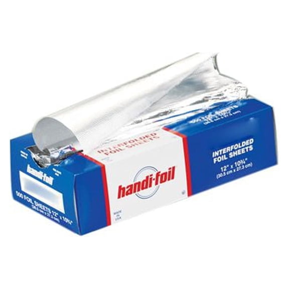 HFA 59100 9 x 10-3/4" Interfolded Foil Sheets - 3000 / CS