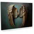 thumbnail image 1 of HFDF Angel Wings Heaven 13 Canvas Art Home Decor Wall Art Print Poster Painting Small 24x16inch Framed, 1 of 6
