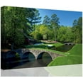 thumbnail image 1 of HFDF Augusta National Golf Course Wall Art - Augusta Golf Course 12th Hole Wall Art for Livg Room Bedroom Bathroom Home Decorations Golf Art Canvas Prts Ready to Hang 16x12inch Framed, 1 of 6