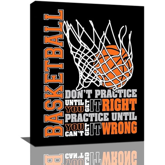 HFDF Canvas Print Wall Art Grunge Rust Paint Stroke Landscape Abstract Shapes Illustrations Modern Art Decorative Minimal Multicolor Relax/Calm Zen for Living Room, , Office -es 8x10inch Framed