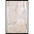 thumbnail image 1 of HFDF Canvas Print Wall Art Pastel Grunge Watercolor Gray Landscape Abstract Shapes Illustrations Modern Art Decorative Minimalism Calm/Zen for Living Room, Bedroom, Office - Black 16x20inch Framed, 1 of 5