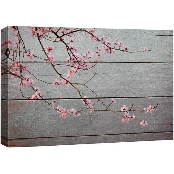 HFDF Canvas Print Wall Art Starfish & Ocean Waves on Wood Panels Nature Wilderness Mixed Media Modern Art Rustic Relax/Calm Multicolor for Living Room, Bedroom, Office - 24x20inch Framed