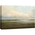 thumbnail image 1 of HFDF Canvas Print Wall Art Watercolor Dusk Sky Over Green Field Nature Wilderness Illustrations Modern Rustic Relax/Calm Cool for Living Room, Bedroom, Office 10x8inch Framed, 1 of 7