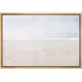 thumbnail image 1 of HFDF Canvas Prt Wall Art Duotone Pastel Blue Tan Watercolor Landscape Abstract Shapes Illustrations Decorative Bohemian Nordic for Livg Room, Bedroom, Office - Natural 16x12inch Framed, 1 of 6