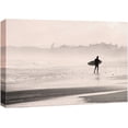 thumbnail image 1 of HFDF Canvas Prt Wall Art Surfer on Seashore at Dawn Sports Athletes Photography Contemporary Scenic Urban Multicolor Ultra for Livg Room, Bedroom, Office - 24x16inch Framed, 1 of 5