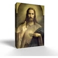thumbnail image 1 of HFDF Canvas Wall Art Christ The Creator Poster Giclee Wall Decorations for Living Room High Definition Printed 12x16inch Framed, 1 of 3