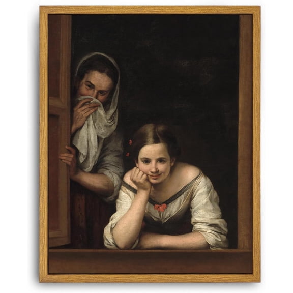 HFDF Canvas Wall Art Vintage Print Oil Paintings Western Cowboy Mid Century Antique Moody Retro Aesthetic Artwork for Home Living Room Bathroom Bedroom Wall Decor 8x10inch Unframed