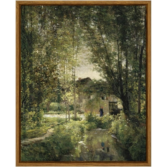 HFDF Claude Monet Wall Art,Vintage Monet Prints for Wall Decor,Monet Water Lilies Exhibition Poster for Room Aesthetic,Classic Canvas Impressionist Gallery Painting for Living Room 8x10inch Unframed