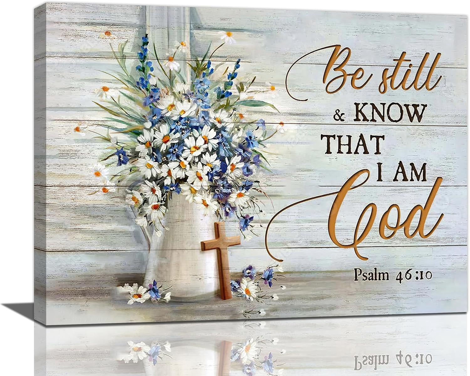 HFDF Farmhouse Christian Wall Art Bible Verse Scripture Wall Decor ...