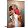 thumbnail image 1 of HFDF The First Day Heaven Prts Girl Embracg & Huggg Jesus Wall Art Canvas Posters I Held Him Would Not Let Him Go Jesus Christ Poster Pictures First Day Heaven Prayer For Healg 8x10inch Framed, 1 of 6