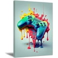 thumbnail image 1 of HFDF Gamg Art Game Wall Decor Video Games Posters Gamer Wall Art Graffiti Gamepad Canvas Pictures Gamg Room Accessories for Boys Bedroom Dorm Playroom Cave Home Decor 11x14inch Framed, 1 of 5