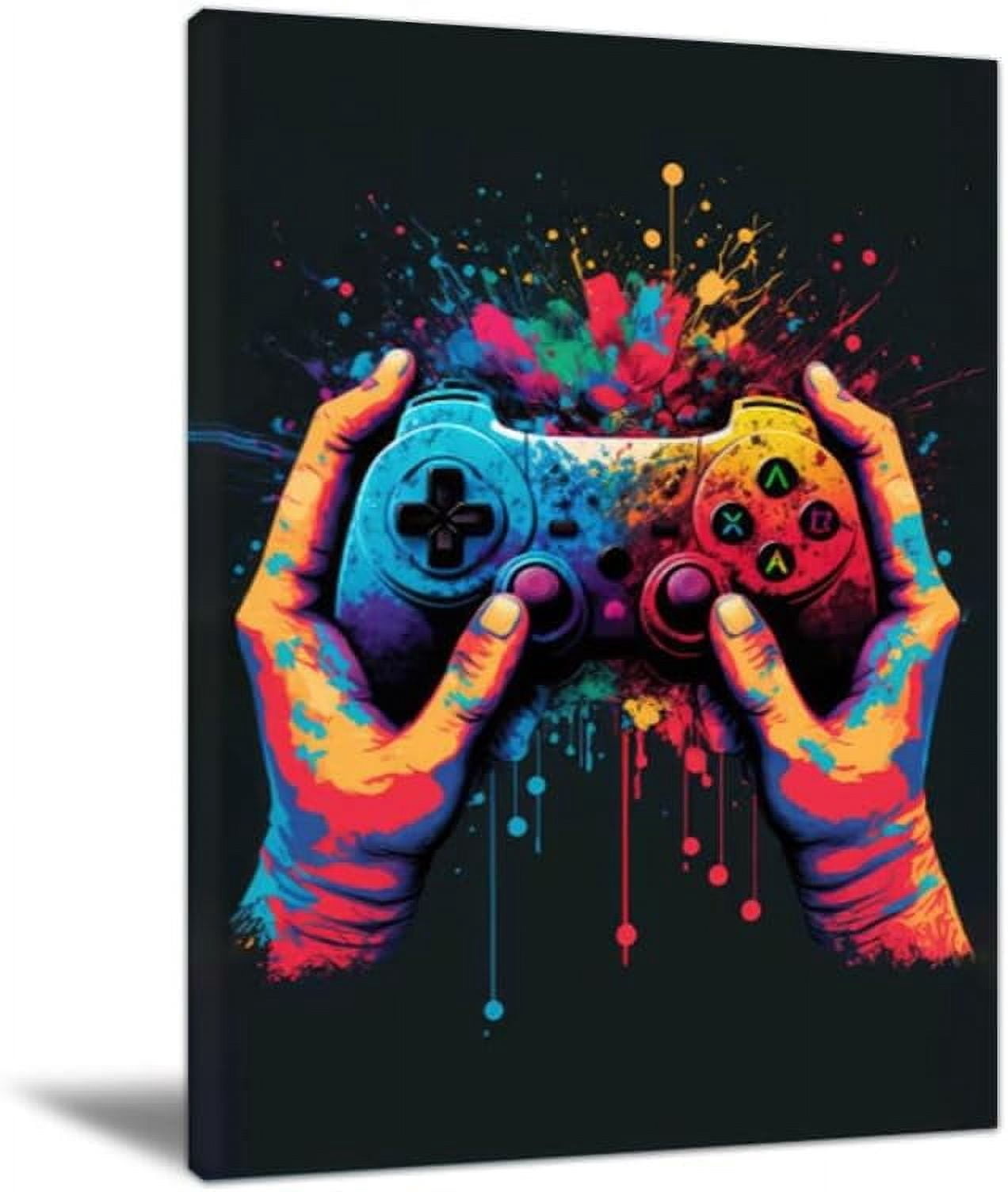 Photo inspiration: Fresh Look at Hfdf Gamg Wall Art Gamg Room Wall Decor Graffiti Canvas