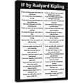 thumbnail image 1 of HFDF Inspirational Wall Art IF You Can Keep Your Head Rudyard KlpIing Poem Poster Motivational Canvas Quotes Prints Office Decor Painting Artwork Gym Home Ready to hang 20x24inch Framed, 1 of 6