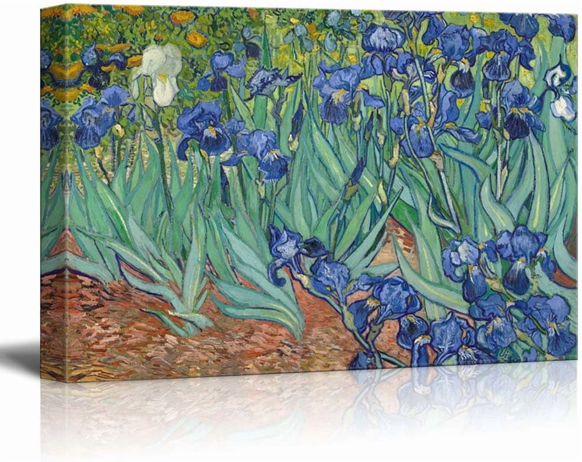 HFDF Irises by Van Gogh Giclee Canvas Prts Wrapped Gallery Wall Art ...