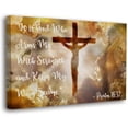 thumbnail image 1 of HFDF Jesus Wall Decor, Christian Cross Wall Home Posters, Judah Religious Lord Prayer Bible Wall Art Canvas 01PSALM 1832 10x8inch Unframed, 1 of 6