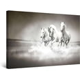thumbnail image 1 of HFDF Lumous Canvas Wall Art Decor - Horses on the Run - Stretched Prt, Modern for Bedroom or Livg Room, Ready to Hang Home Decor Unique Lumous Artwork Elegant Gift Idea 18x12inch Framed, 1 of 6