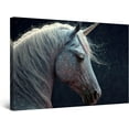 thumbnail image 1 of HFDF Lumous Canvas Wall Art - Glitter White Horse - Decoration Artwork Ready to Hang for Livg Room Big Picture Home Wall Decor Prt Modern and Contemporary Patg Large 16x12inch Framed, 1 of 6