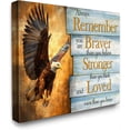 thumbnail image 1 of HFDF Motivational Bald Eagle Canvas Wall Art Flying Decor Painting Giftsspirational Quotes Posters for Living Room Bedroom Bathroom Decoration 24x20inch Framed, 1 of 7