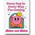 thumbnail image 1 of HFDF Retro Poster Wall Art Prt, spirational Wall Decor, Motivational Growth Mdset Poster, Positive Quote Affirmation Trendy Dorm Room Decor Aesthetic 12x16inch Framed, 1 of 6