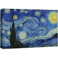 thumbnail image 1 of HFDF Starry Night by Vincent Van Gogh Canvas Art Wall Art Black 24x20inch Framed, 1 of 5