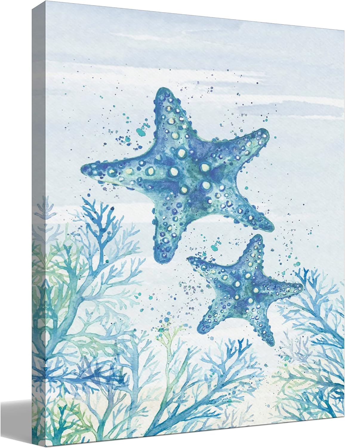 HFDF Vintage Ocean Beach Summer Starfish Canvas Wall Art Prints Decor ...