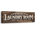 thumbnail image 1 of HFDF Vtage Laundry Room Canvas Wall Art | Laundry Schedule Funny Rules Prts Signs | Bathroom Laundry Room Decor (, Laundry - C2) 14x11inch Framed, 1 of 4